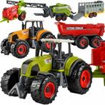 Kruzzel Boerderij Speelset - 6 Landbouwmachines voor Kind..., Ophalen of Verzenden, Nieuw