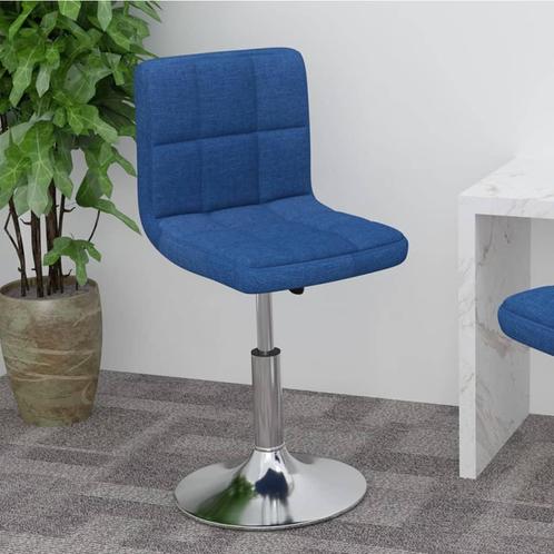 vidaXL Barkruk draaibaar stof blauw, Huis en Inrichting, Barkrukken, Nieuw, Verzenden