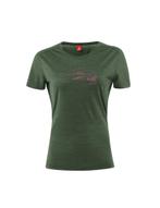 Loeffler shirt korte mouwen W Printshirt Country Merino -..., Kleding | Dames, Löffler, Verzenden, Zo goed als nieuw, Groen