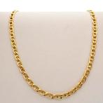 18 Krt. Gouden marine schakel ketting; Urban | 91 cm, Ophalen of Verzenden, Gebruikt, Overige kleuren, Goud