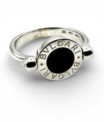Bvlgari - Ring - 18 karaat Witgoud - Dubbelzijdig onyx en, Sieraden, Tassen en Uiterlijk, Ringen, Nieuw