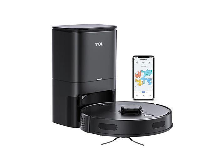 TCL SWEEVA 6500 Robotstofzuiger 0.5 liter Dust bag Black, Witgoed en Apparatuur, Stofzuigers, Stofzuiger, Nieuw, Reservoir, Minder dan 1200 watt