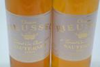 2001 Château Rieussec - Sauternes - 2 Halve flessen (0.35L), Verzamelen, Wijnen, Nieuw