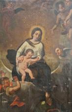 Italiaanse school (XVII) - Madonna con Bambino - XL format, Antiek en Kunst, Kunst | Schilderijen | Klassiek