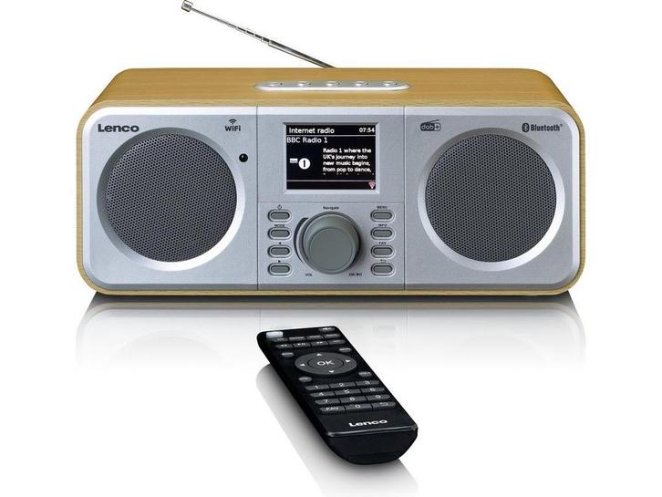 Lenco DIR-141WD - Internet Radio - DAB+ Bluetooth 5.0, Audio, Tv en Foto, Radio's, Zo goed als nieuw, Verzenden