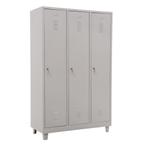 Gebruikte Lockerkasten 3 deuren (cilindersluiting), Huis en Inrichting, Kasten | Lockerkasten, Ophalen of Verzenden, Gebruikt