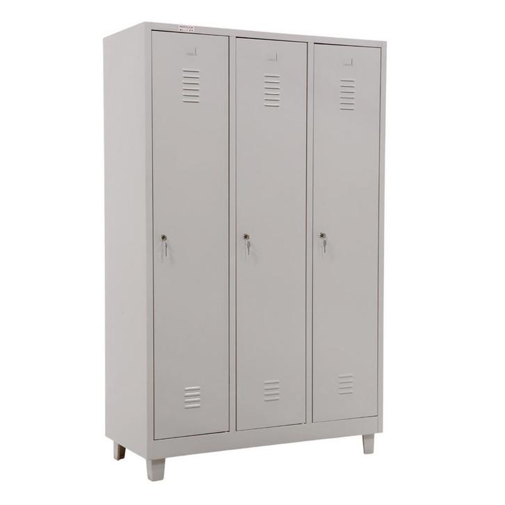 Gebruikte Lockerkasten 3 deuren (cilindersluiting), Huis en Inrichting, Kasten | Lockerkasten, Gebruikt, Ophalen of Verzenden