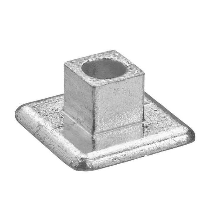 Vierkante voetplaat zonder bevestiging, Doe-het-zelf en Verbouw, IJzerwaren en Bevestigingsmiddelen, Nieuw, Verzenden