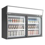 GGM Gastro | Supermarkt wandvrieskast - 1450mm - 232L - met, Verzenden, Nieuw in verpakking, Koelen en Vriezen