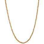 Gouden fantasie collier 45 cm 14 karaat, Sieraden, Tassen en Uiterlijk, Kettingen, Verzenden, Zo goed als nieuw, Goud, Goud