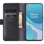 ProGuard OnePlus 8T Wallet Hoesje Echt Leder Zwart, Verzenden, Nieuw, Hoesje of Tasje