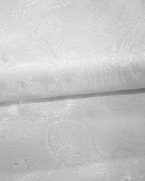 Luxe Jacquard Voering Wit, Hobby en Vrije tijd, Stoffen en Lappen, Wit, Nieuw