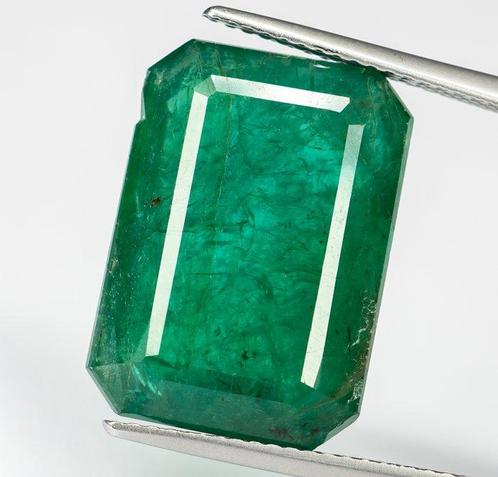 Zonder Minimumprijs Groen Smaragd - 14.18 ct - International, Sieraden, Tassen en Uiterlijk, Edelstenen