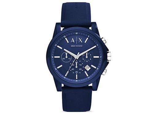 Armani Exchange Blauw Horloge AX1327, Huis en Inrichting, Woonaccessoires | Overige, Zo goed als nieuw, Verzenden