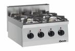 Bartscher Horeca Tafel Gaskooktoestel 19kW | 4 Branders, Verzenden, Nieuw in verpakking
