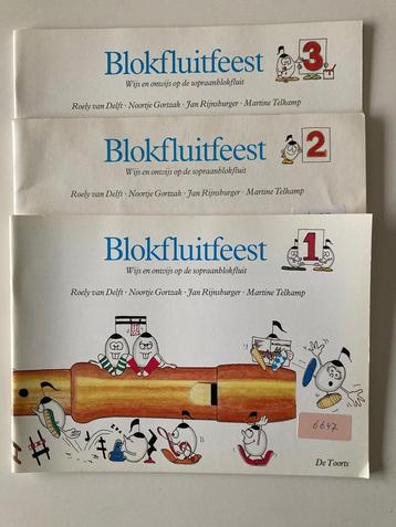 blokfluitfeest deel 1/2/3/ lesboek blokfluit [482] beschikbaar voor biedingen