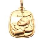 Gouden hanger van de doop van een kind (religieus), Ophalen of Verzenden, Gebruikt, Goud, Overige merken