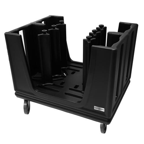 GGM Gastro | Bordendispenser - onverwarmd - met wielen & 6 |, Huis en Inrichting, Keuken | Servies, Effen, Nieuw, Bord(en), Verzenden