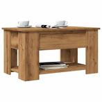 vidaXL Salontafel 79x49x41 cm bewerkt hout artisanaal, Verzenden, Nieuw, Overige houtsoorten, 50 tot 100 cm