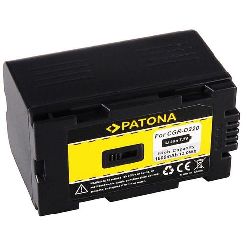 Panasonic CGR-D220 / CGR-D16 accu (Patona), Audio, Tv en Foto, Accu's en Batterijen, Nieuw, Verzenden