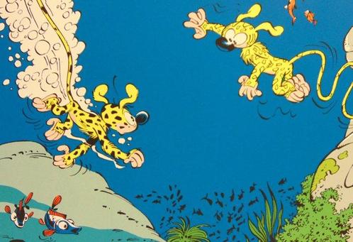Collin, Luc (Batem), Franquin, André - 1 Silkscreen -, Boeken, Strips | Comics