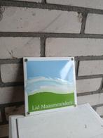 Emaille bord – “Lid Maasmeanders” – natuur & streek -
