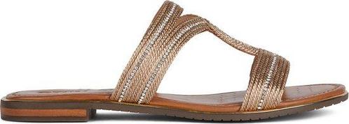 GEOX D SOZY PLUS D - maat 41 - Sandalen - DK GOLD, Kleding | Dames, Schoenen, Verzenden