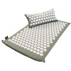 Set spijkermat en spijkerkussen asgroen - Lotus, Verzenden, Nieuw