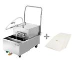 GGM Gastro | Frituuroliefilter met aftapkraan - 48 liter |, Verzenden, Nieuw in verpakking, Fornuis, Frituur en Grillen