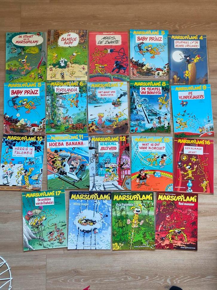 Marsupilami strips - Franquin stripboeken (Robbedoes) kopen, Boeken, Stripboeken, Gelezen, Complete serie of reeks, Verzenden