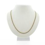 Gouden Prince of Wales schakelketting | 48 cm, Ophalen of Verzenden, Gebruikt, Overige kleuren, Goud
