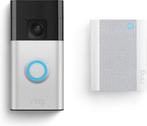 Ring Battery Video Doorbell Zilver met Chime (2nd Gen) -, Ophalen of Verzenden, Nieuw
