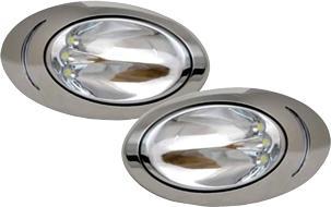 High Power Hull verlichting Ovaal opbouw LED, Watersport en Boten, Bootonderdelen, Nieuw, Ophalen of Verzenden