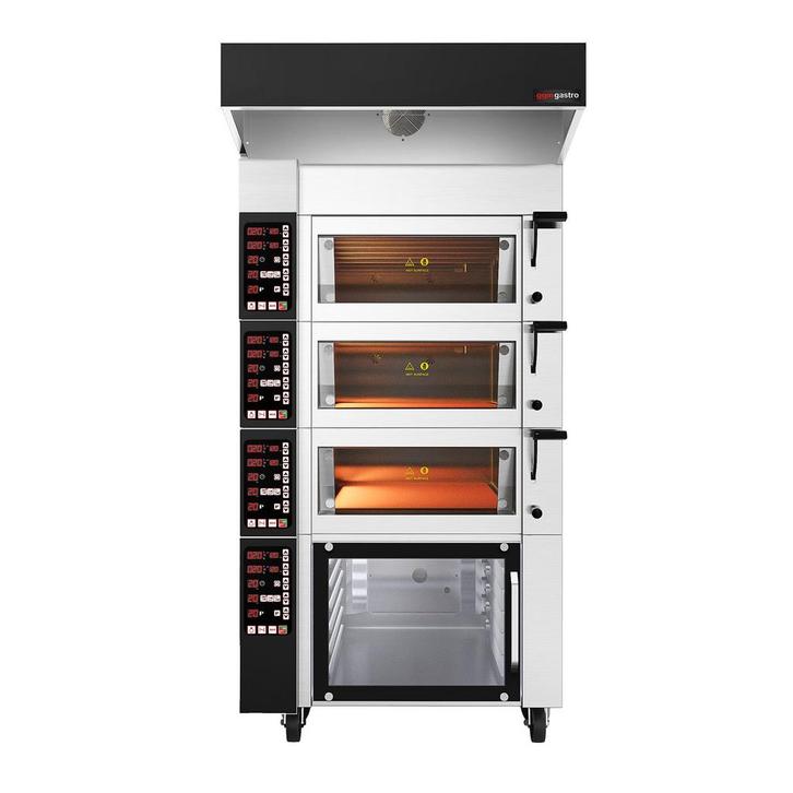 GGM Gastro | Bakkerij-/pizzaoven met stoomfunctie - Digitaal, Huis en Inrichting, Keuken | Bestek, Nieuw, Verzenden