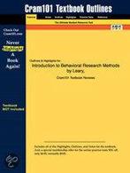 Introduction to Behavioral Research Methods 9780205544141, Zo goed als nieuw