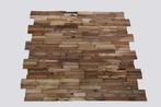 Teakea - Teak Plakhout | Rustiek Teak Houten 3D Wandpaneel |, Verzenden, Nieuw