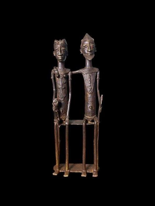 Voorouder paar - Dogon - Mali (Zonder Minimumprijs), Antiek en Kunst, Kunst | Niet-Westerse kunst