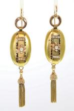 Oorbellen - 18 karaat Geel goud, Roségoud - Parel - Vintage, Sieraden, Tassen en Uiterlijk, Oorbellen, Nieuw