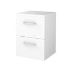 Badmeubelset BWS Salt 50x46cm Met Grepen 2 Lades Met, Ophalen of Verzenden, Nieuw, Chroom, Bad