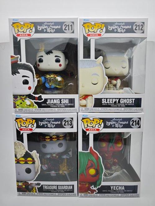 Funko  - Funko Pop 4 Funko Pop Asia Legendary Creatures &, Antiek en Kunst, Antiek | Speelgoed