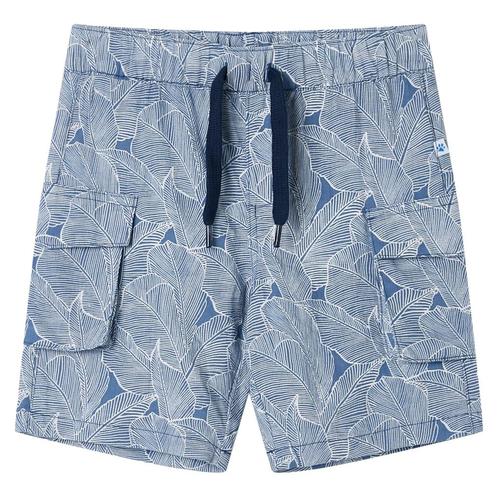 vidaXL Kindershorts met trekkoord 128 donkerblauw, Kinderen en Baby's, Kinderkleding | Overige, Nieuw, Verzenden