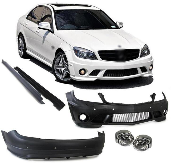 C63 AMG Look Body Kit voor Mercedes Benz C-Klasse W204, Auto diversen, Tuning en Styling, Ophalen of Verzenden