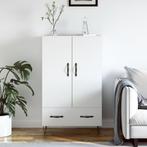 vidaXL buffetkast 69,5x31x115 cm bewerkt hout wit, Huis en Inrichting, Kasten | Buffetkasten, Verzenden, 100 tot 150 cm, Nieuw