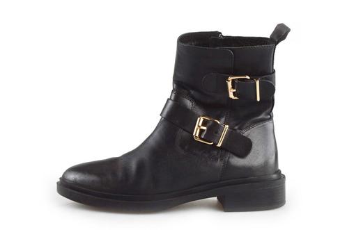 Poelman Biker boots in maat 41 Zwart | 10% extra korting, Kleding | Dames, Schoenen, Zwart, Gedragen, Overige typen, Verzenden