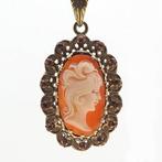 Zonder minimumprijs - Cameo - 9 kt. Geel goud - Antieke, Sieraden, Tassen en Uiterlijk, Antieke sieraden