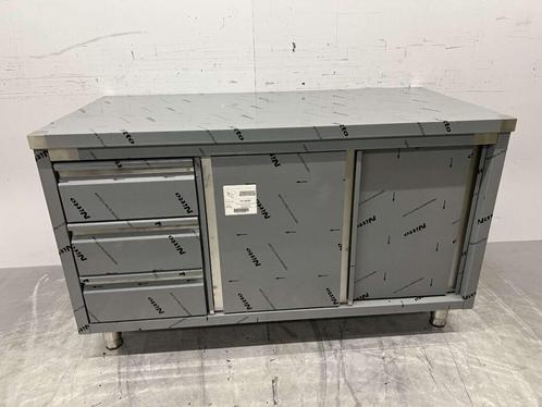 RVS Werkkast Kast Werktafel Premium-line 2 schuifdeuren en 3, Zakelijke goederen, Horeca | Keukenapparatuur, Nieuw in verpakking