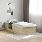 vidaXL Bedframe zonder matras hout sonoma eikenkleurig, Eenpersoons, Bruin, Verzenden, Nieuw