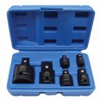 Kracht Verloopdoppen 6 Delig - Verloop Dop Set - Dopverloop, Doe-het-zelf en Verbouw, Gereedschap | Handgereedschap, Ophalen of Verzenden