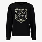 Unsigned jongens sweater met tijgerkop zwart maat 146/152, Verzenden, Nieuw