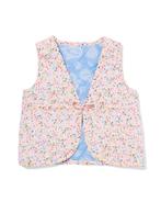HEMA Omkeerbare babygilet bloemen blauw, Verzenden, Nieuw